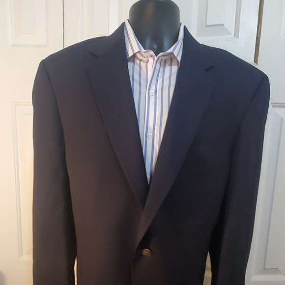 Hart Schaffner Marx Other - HART SCHAFFNER MARX Navy Blue Blazer Size 44 L